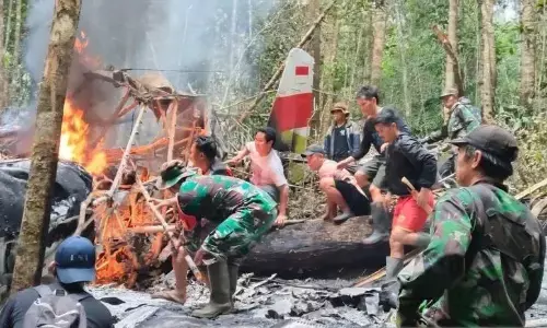 Pelita ungkap kronologi pesawat carter jatuh sebabkan pilot meninggal