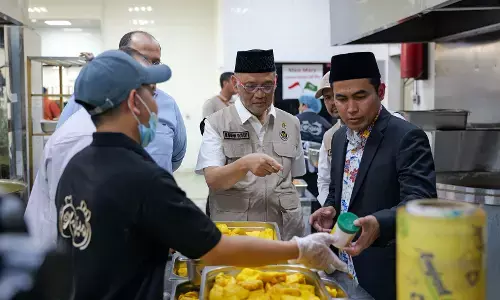 Menhaj tinjau dapur haji di Madinah, pastikan rasa nusantara