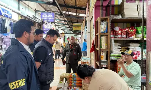 Satgas Saber pangan Polres Tangsel sidak Pasar Modern BSD