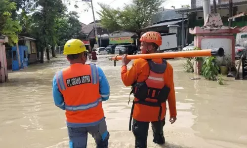 Empat dari 50 desa di Grobogan masih tergenang banjir