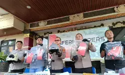 Polres Badung tetapkan tiga tersangka jambret akibatkan korban tewas Polres Badung tetapkan tiga tersangka jambret akibatkan korban tewas