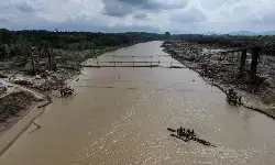 Sungai melebar usai banjir, warga Aceh Timur diimbau waspada Sungai melebar usai banjir, warga Aceh Timur diimbau waspada
