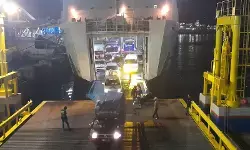 Polisi terapkan pembatasan angkutan barang di Merak