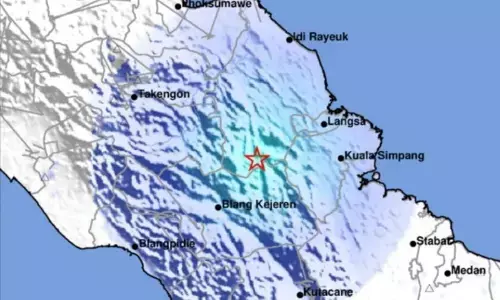 Gempa di Gayo Lues akibat pergerakan Sesar Besar Sumatra