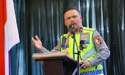 Kakorlantas tekanan keselamatan dalam arus mudik Lebaran 2026 Kakorlantas tekanan keselamatan dalam arus mudik Lebaran 2026