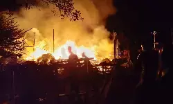 Satgas Swasembada Yonif 751/VJS Pos Kotis padamkan kebakaran di Kota Oksibil Pegunungan Bintang Papua