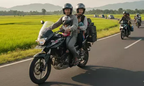 Tekanan ban motor ideal saat mudik 2026 agar aman Tekanan ban motor ideal saat mudik 2026 agar aman