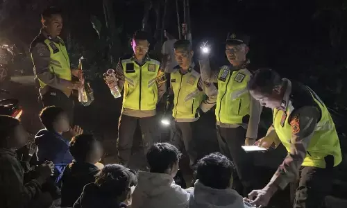 Pesta miras dan perang air, sejumlah remaja di Dawe Kudus diciduk polisi