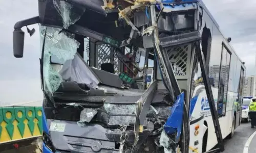 Polisi ungkap sopir tertidur picu laka bus TJ Koridor 13