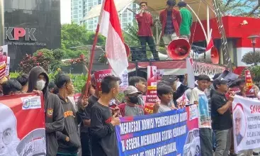 HAMI gelar aksi damai di KPK tuntut penyelesaian dugaan gratifikasi pejabat HAMI gelar aksi damai di KPK tuntut penyelesaian dugaan gratifikasi pejabat