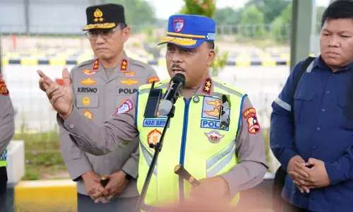Kakorlantas tinjau Tol Bayung Lencir-Tempino jelang Operasi Ketupat 2026