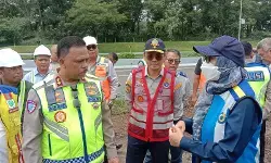 Jelang Operasi Ketupat 2026, area cek point angkutan umum disiapkan di Tol Cipali