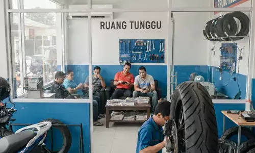 Ban motor untuk mudik jarak jauh