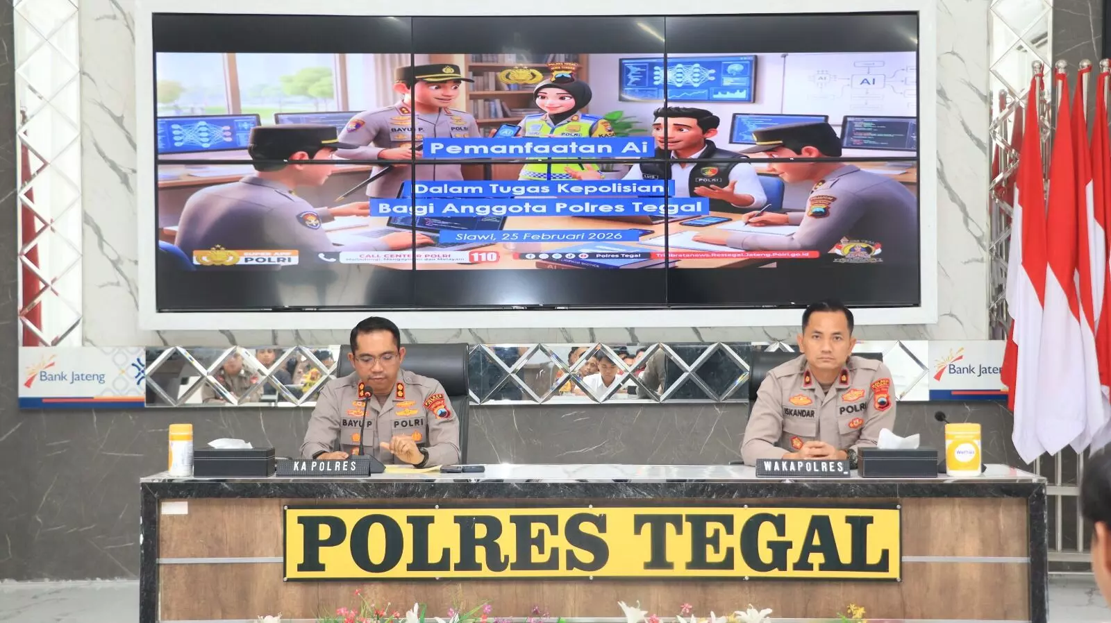 Pelatihan Artificial Intelligence tingkatkan kompetensi personel Polres Tegal Pelatihan Artificial Intelligence tingkatkan kompetensi personel Polres Tegal