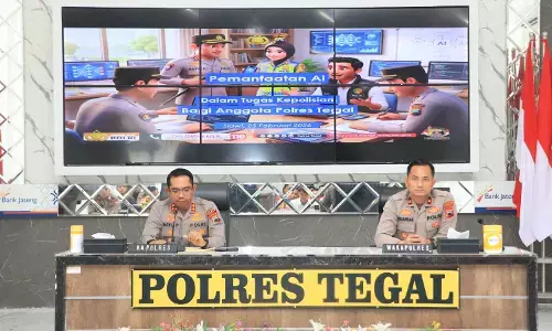 Pelatihan Artificial Intelligence tingkatkan kompetensi personel Polres Tegal