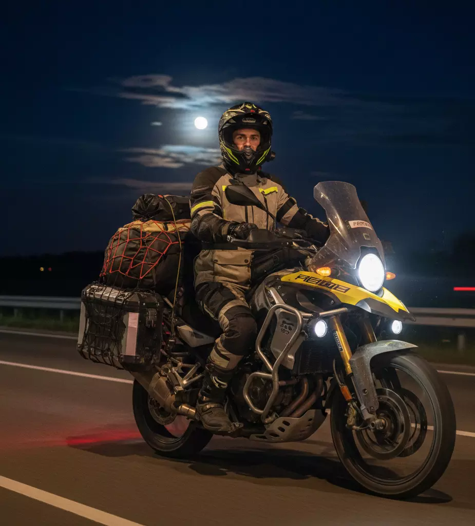 Tips mudik naik motor malam hari: Keamanan & penerangan Tips mudik naik motor malam hari: Keamanan & penerangan