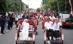 Presiden Prabowo beri bantuan 200 becak listrik ke Kediri Presiden Prabowo beri bantuan 200 becak listrik ke Kediri