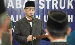 Kemenhaj lantik 162 pejabat, optimalkan layanan jemaah haji Kemenhaj lantik 162 pejabat, optimalkan layanan jemaah haji