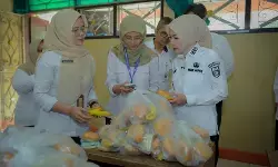 Pastikan MBG sesuai standar, Wabup Dwi Fajar monitoring sejumlah sekolah