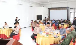 Perkuat sinergitas, Polres Tegal dan media gelar buka puasa dan santunan yatim piatu