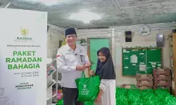 BAZNAS RI salurkan paket Ramadan Bahagia untuk santri RTA Kamal Muara