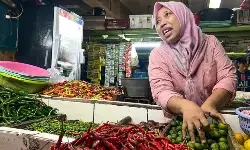 Harga bawang merah Rp44.750/kg, cabai rawit Rp75.550/kg Jumat pagi ini