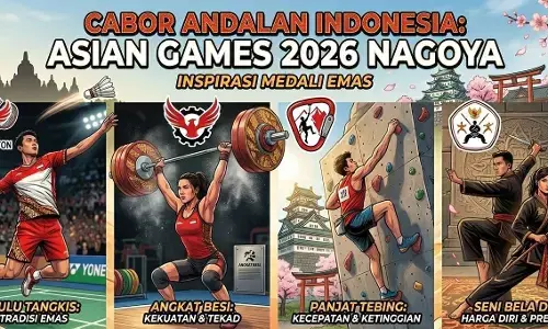 Cabor andalan Indonesia di Asian Games 2026 Nagoya