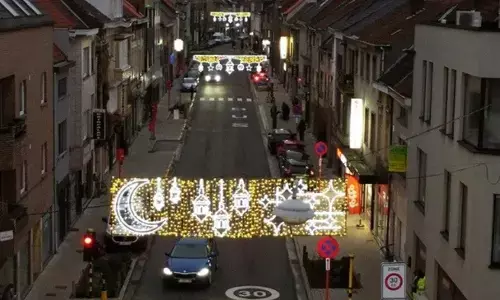 Untuk kali pertama, gemerlap lampu Ramadhan terangi jalan di Belgia Untuk kali pertama, gemerlap lampu Ramadhan terangi jalan di Belgia