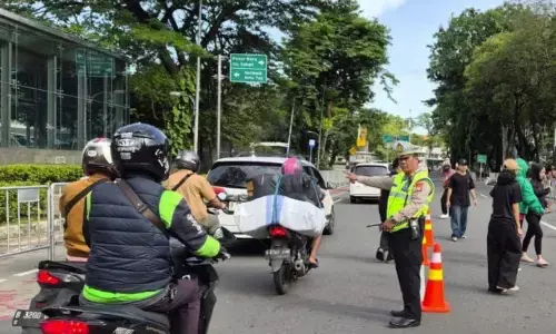 Polisi berlakukan rekayasa lalin saat kirab Imlek Nusantara Polisi berlakukan rekayasa lalin saat kirab Imlek Nusantara