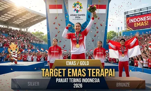 Target emas panjat tebing Indonesia di Asian Games 2026