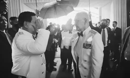 Prabowo kenang Try Sutrisno prajurit dan pemimpin utamakan tanah air