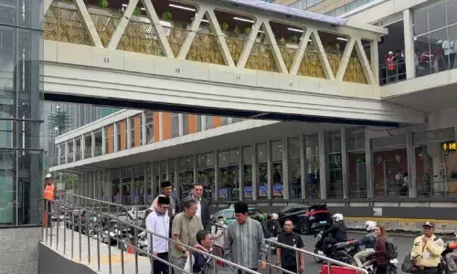 Pramono kembali resmikan JPO Sarinah