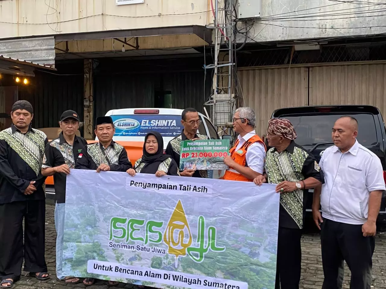 SESAJI salurkan Rp 21 juta untuk bencana di Sumatera melalui Elshinta Peduli SESAJI salurkan Rp 21 juta untuk bencana di Sumatera melalui Elshinta Peduli