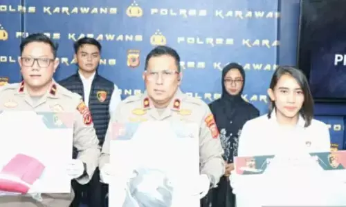 Polres Karawang ungkap jasad perempuan yang ditemukan di kawasan KJIE