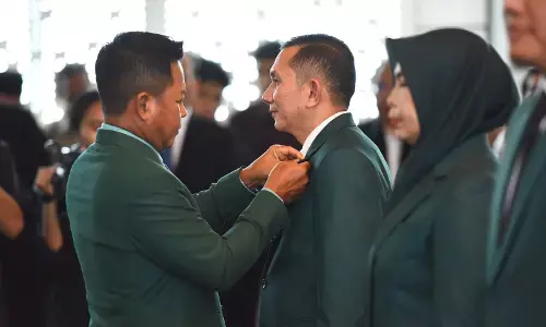 Rektor USU ingatkan pentingnya kerja keras dan integritas