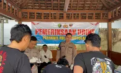 Komitmen `zero narkoba`, Polres Boyolali lakukan tes urine