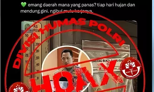Polri pastikan narasi soal klarifikasi sabu meleleh adalah hoaks