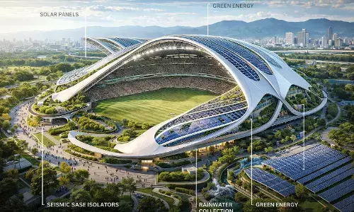 Stadion Futuristik Nagoya: Tahan gempa dan ramah lingkungan
