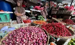 Harga cabai rawit Rp82.300/kg, bawang merah Rp43.450/kg Kamis pagi