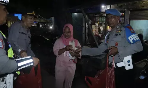 Polres Langkat gelar `sahur on the road` dan safari subuh