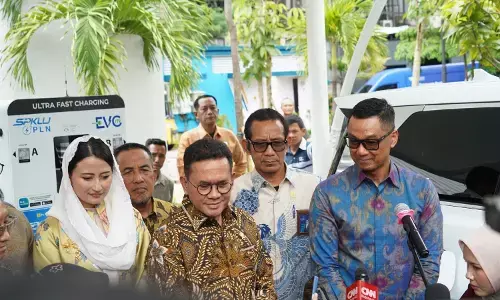 Peresmian SPKLU Kemendag, kolaborasi PLN dukung ekosistem kendaraan listrik nasional