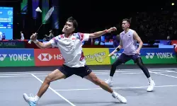 Servis unggul bawa Rian/Rahmat taklukkan Goh/Izzuddin Servis unggul bawa Rian/Rahmat taklukkan Goh/Izzuddin