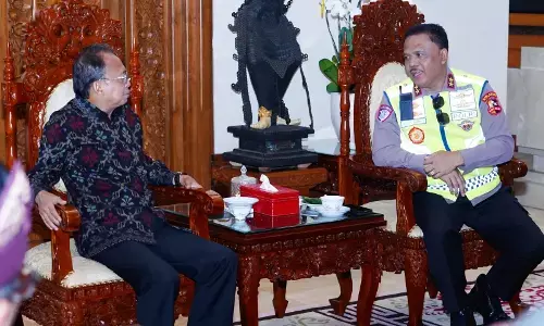 Kakorlantas pastikan pengamanan mudik di Bali tetap lancar di tengah Nyepi