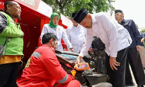 Sambut mudik, BAZNAS RI berikan layanan servis dan ganti oli gratis bagi 5.000 motor