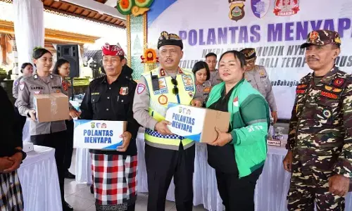 Kakorlantas gelar ‘Polantas Menyapa’ di Bali, pastikan lebaran dan Nyepi aman