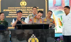 Kapolri resmikan 57 Jembatan Merah Putih Presisi di Sumsel