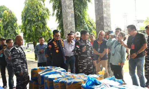 TNI AL gagalkan penyelundupan 1,4 ton sianida dari Filipina