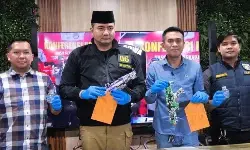 Polisi tahan dua pelaku penganiayaan gunakan senjata mainan