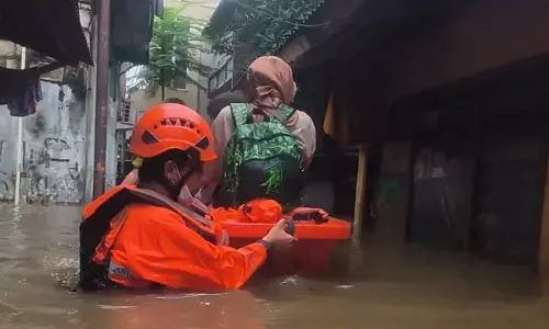 Banjir di Jakarta masih rendam 16 RT dan dua ruas jalan
