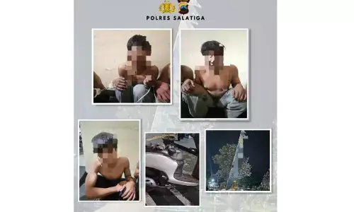 Polres Salatiga amankan tiga remaja kedapatan bawa golok Polres Salatiga amankan tiga remaja kedapatan bawa golok